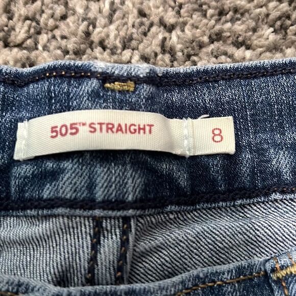 Levi’s 505 Straight Blue Jeans - 8 - Picture 4 of 4